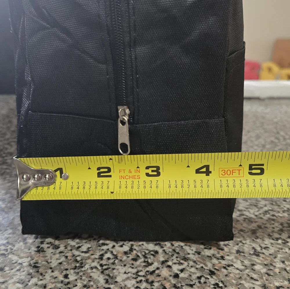 Black Insulated Lunch Bag